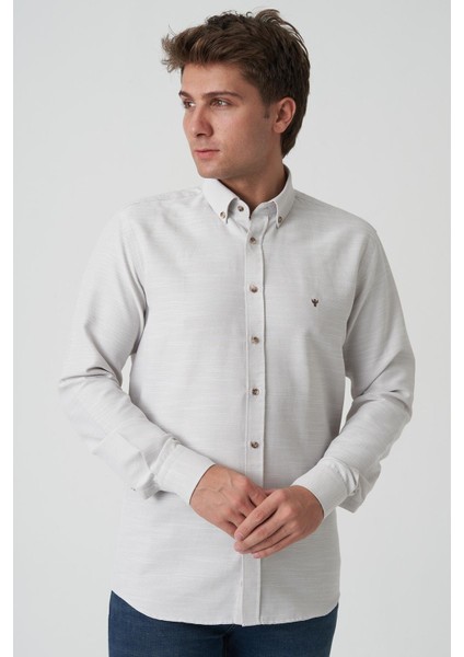 Anadia G2511 Slim Fit Gömlek Desenli