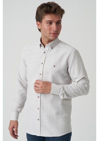 Anadia G2511 Slim Fit Gömlek Desenli