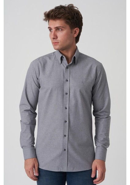 Cartaxo G2521 Slim Fit Flanel Gömlek Desenli