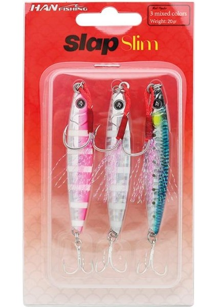 Slap Slim Zebra Mix Jig Yem