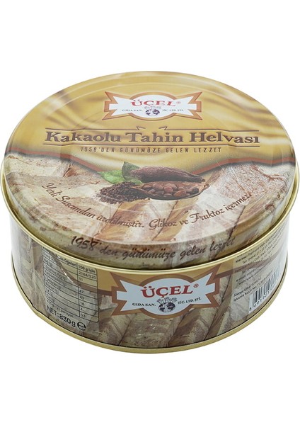 Kakaolu Tahin Helvası 830 gr Teneke Kutu