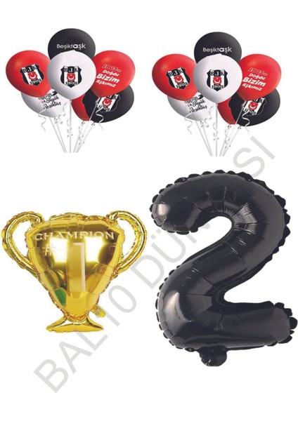 Beşiktaş Siyah Beyaz Doğum Günü Konsepti Yaş 2