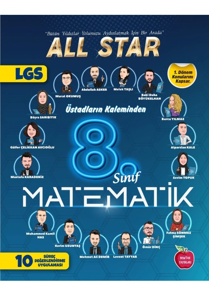 8. Sınıf LGS All Star Matematik 10 Süreç Değerlendirme Uygulaması