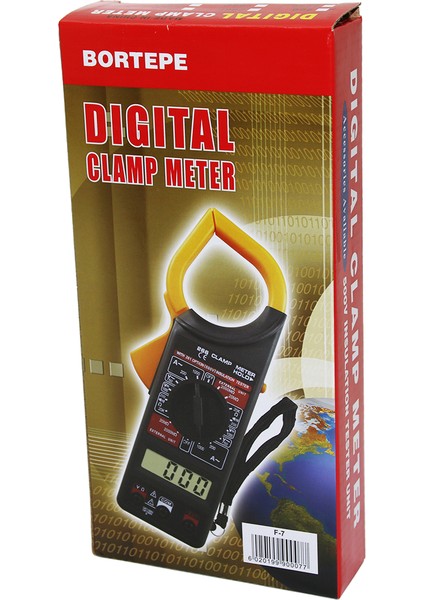 F-7 Dıgıtal Clamp Meter Dijital Amper Metre - Multi Metre (4767) - MCT8823-1760