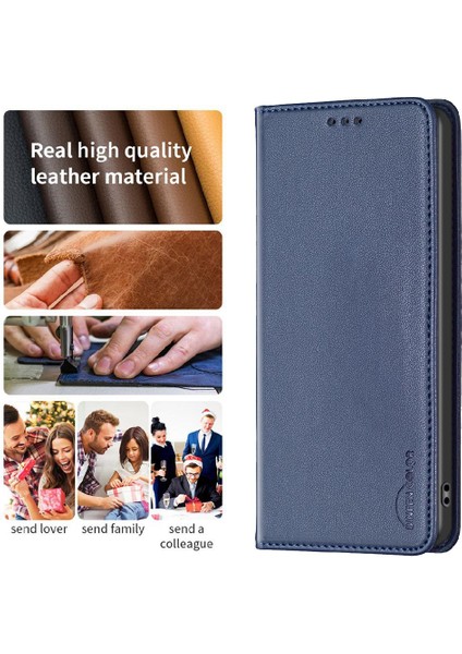 Xiaomi Poco M6 4g Çoklu Kart Yuvası Çok Renkli Cüzdan Deri Için Flip Case (Yurt Dışından)