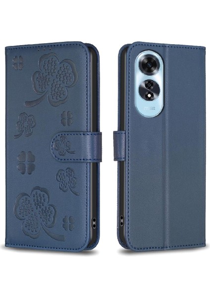 Oppo A60 4g Yonca Iş Ekleme Çok Renkli Cüzdan Için Flip Case (Yurt Dışından)