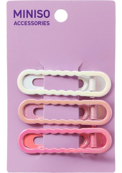 Renkli Oval Pens Toka Seti (3 Adet)