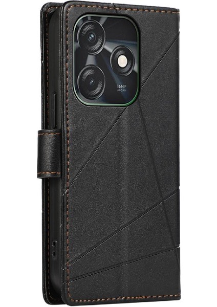 Tecno Kıvılcım 10C Şok Emici Kickstand Üç Kart Yuvaları Için Flip Case (Yurt Dışından)