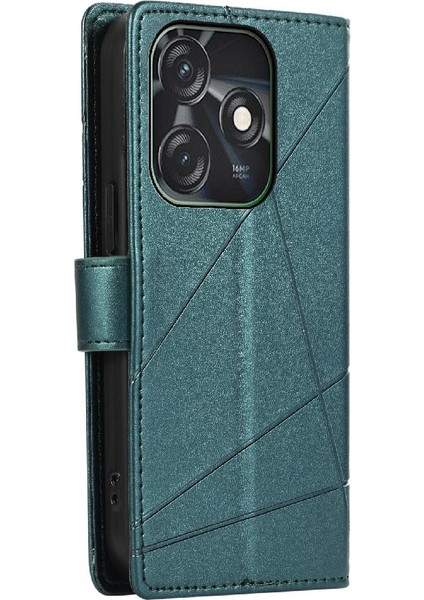 Tecno Kıvılcım 10C Şok Emici Kickstand Üç Kart Yuvaları Için Flip Case (Yurt Dışından)