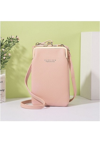 Crossbody Çanta Bayanlar Dikey Paragraf Tek Omuz Çantası Moda Lychee Desen Cep Telefonu Çantası Kore Versiyonu Cüzdan Kadın (Yurt Dışından) fiyatları