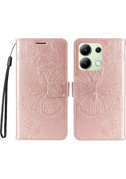 Xiaomi Redmi Not 13 Için Flip Case 4g Flip Kickstand Pu Deri Darbeye (Yurt Dışından)