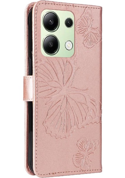 Xiaomi Redmi Not 13 Için Flip Case 4g Flip Kickstand Pu Deri Darbeye (Yurt Dışından)