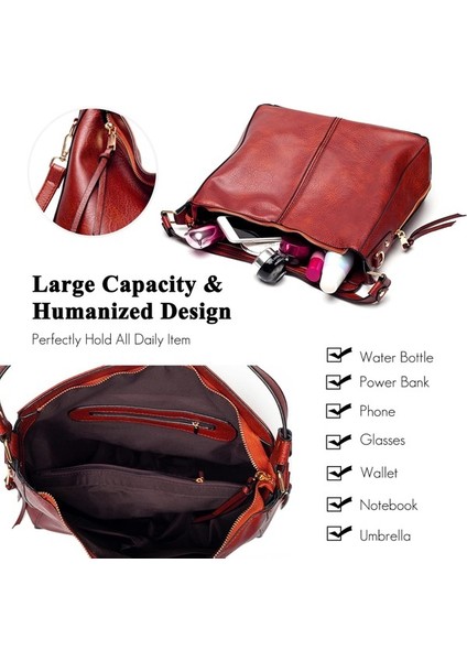 Kadın Tote Deri Omuz Crossbody Çanta (Yurt Dışından) modelleri
