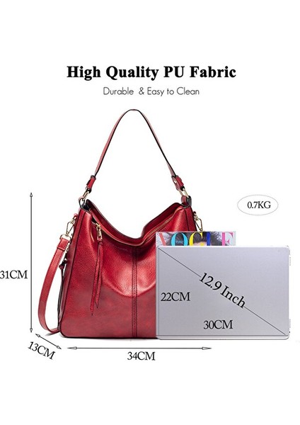 Kadın Tote Deri Omuz Crossbody Çanta (Yurt Dışından) fırsatları