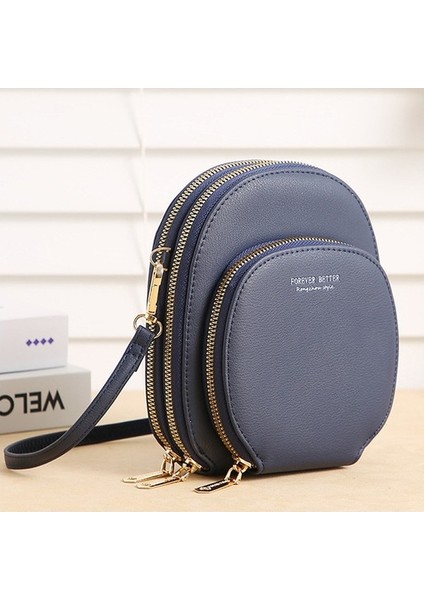 Beautifyy Kadın Omuz Çantası Küçük Crossbody Çanta Pu Kadın Büyük Kapasiteli Cep Telefon Çantası Bayanlar Çanta Hedii (Yurt Dışından)