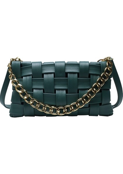 Fansheng-Hb Kadın Dokuma Çanta Omuz Çapraz Askılı Koltuk Altı Çantası (Yurt Dışından)