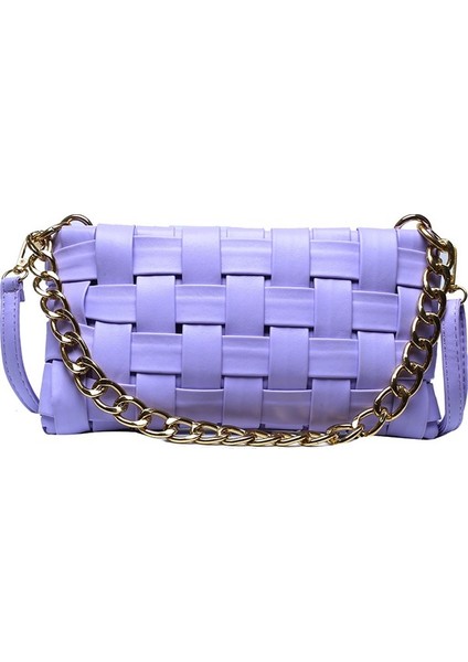 Fansheng-Hb Kadın Dokuma Çanta Omuz Çapraz Askılı Koltuk Altı Çantası (Yurt Dışından)