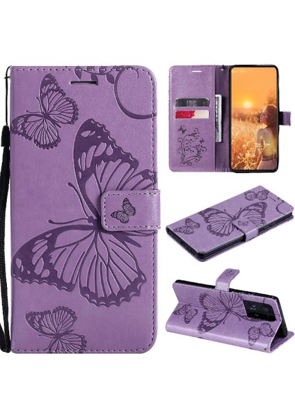 Xiaomi Mix 4 Flip Kickstand Darbeye Kapak Pu Deri ile Flip Case (Yurt Dışından)