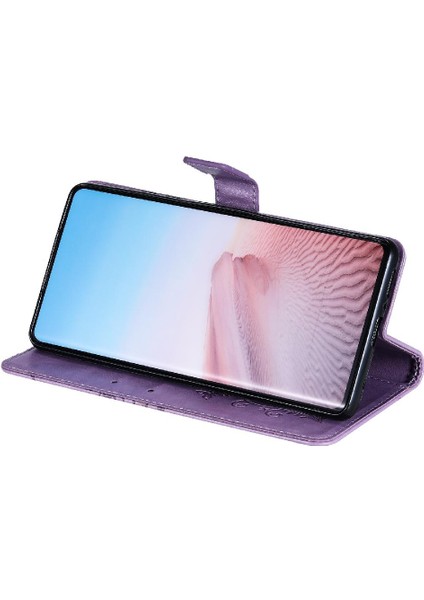 Xiaomi Mix 4 Flip Kickstand Darbeye Kapak Pu Deri ile Flip Case (Yurt Dışından)