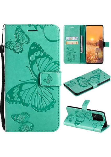 Xiaomi Mix 4 Flip Kickstand Darbeye Kapak Pu Deri ile Flip Case (Yurt Dışından)