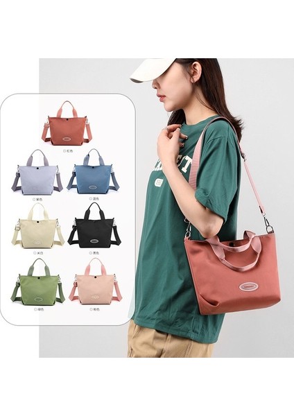 Küçük Kadın Taşınabilir Kova Omuz Crossbody Oxford Naylon Çanta (Yurt Dışından) fiyatları