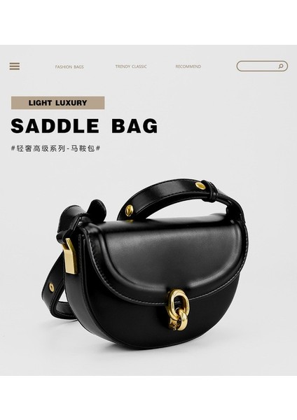 High-End Popüler Eyer Çantası Küçük Çanta 2024 Yeni Moda Moda Çok Yönlü Kadın Çantası Koltuk Altı Omuz Çantası Crossbody Çanta (Yurt Dışından) modelleri