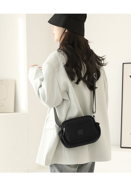 Love Home Bayanlar Taşınabilir Cep Telefonu Çantası Japon Tarzı Basit Çok Katmanlı Omuz Çantası Moda Trendi Crossbody Çanta (Yurt Dışından) fırsatları