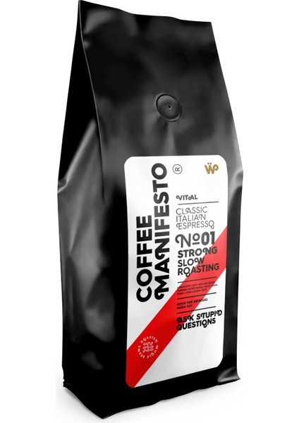 NO01 Classic Espresso Çekirdek Kahve 250 gr