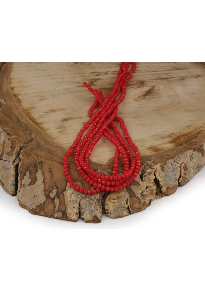 Kristal Boncuk 2 mm Kırmızı A121 fiyatları