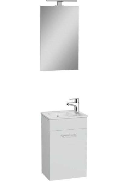 Ardea 67072 Banyo Dolabı Seti Kapaklı 60 cm Parlak Antrasit