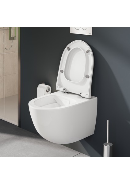 Frame 5650B483-0016 Yuvarlak Çanak Lavabo Vitra Clean 40 cm Mat Siyah