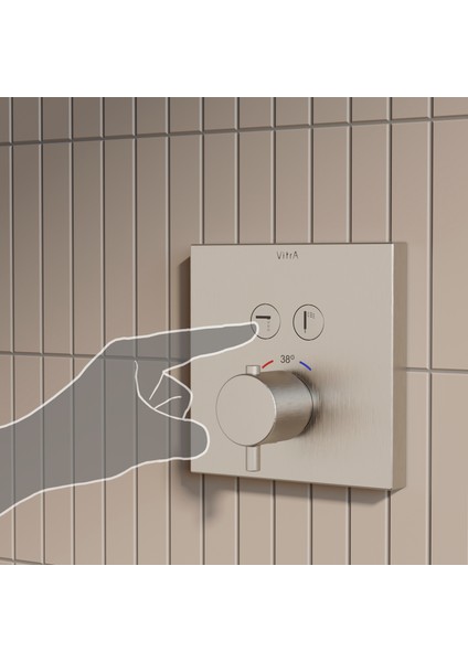 Base 100 A44115 Halka Havluluk, Krom