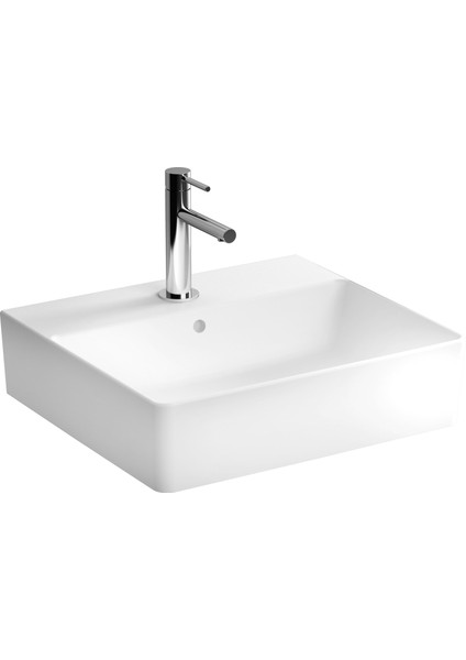 Geo 7425B003-0012 Dikdörtgen Çanak Lavabo, 60 cm, Beyaz modelleri