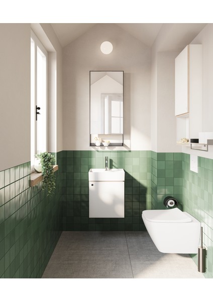 ArchiPlan 7400B003-0001 Dar Lavabo, 45x38 cm, Beyaz modelleri