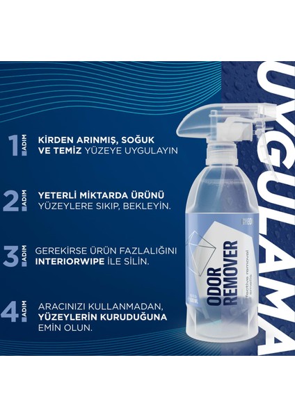 Q²m Odorremover Kötü Koku Giderici Sprey- 500 ml -Çok Amaçlı Geniş Alan Kokusu modelleri