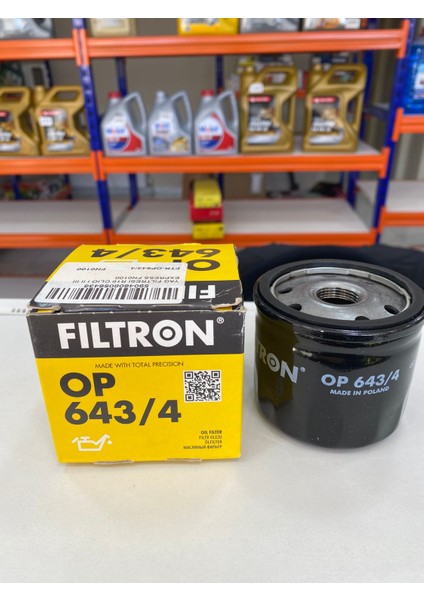 OP643/4 Yağ Filtresi Qashqai/juke/duster/sandero/logan/fluence/scenic/kangoo/laguna/megane/clio