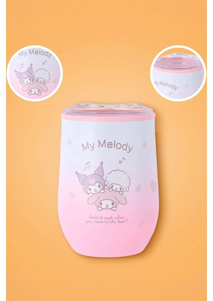 Sanrio Lisanslı Kapaklı Termos Bardak (360ML) - My Melody