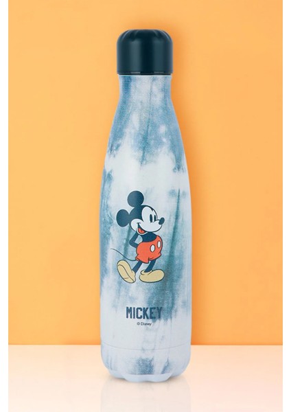 Mickey Mouse Lisanslı Batik Desenli Termos Şişe (500ML)