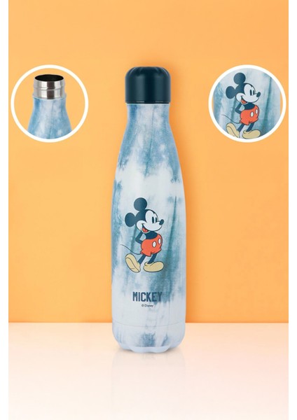 Mickey Mouse Lisanslı Batik Desenli Termos Şişe (500ML) modelleri