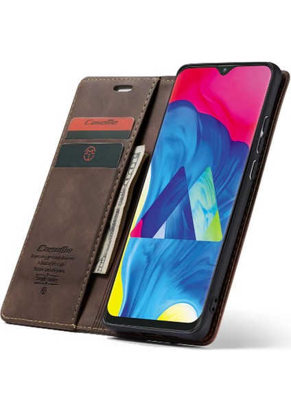 Samsung Galaxy M10 Flip Folio Kitap Manyetik Kapatma Kılıf Pu Için Flip Case (Yurt Dışından) indirimleri