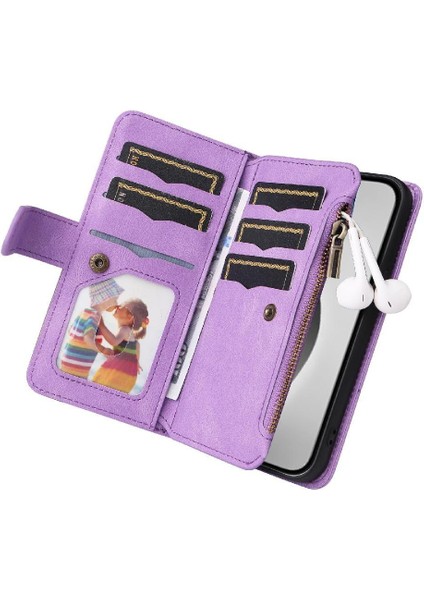 Kart Yuvası Standı Iki Renkli Dikiş Tarzı ile IPhone 16 Pro Max Için Kılıf (Yurt Dışından) indirimleri