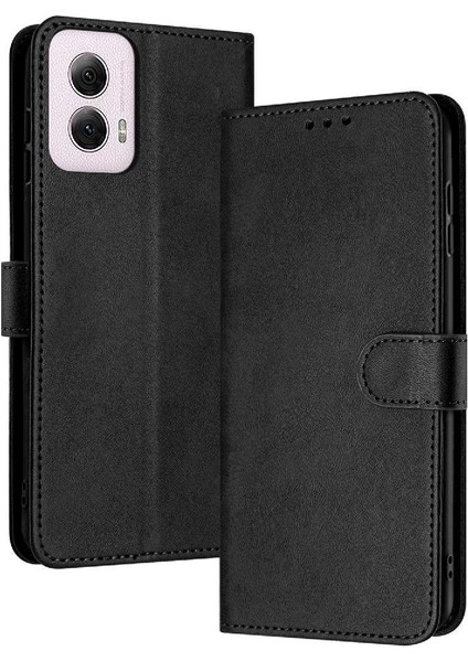 Motorola Moto G 5g Için Flip Case 2024 Saf Renk Pu Deri Kickstand (Yurt Dışından)