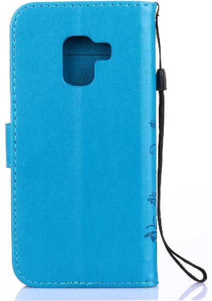 Samsung Galaxy A8 2018 Pu Deri Kart Tutucu Kickstand Için Filp Durumda (Yurt Dışından)