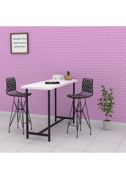 Knsz kafes tel bar sandalyesi 1 li zengin syhviona sırt minderli 75 cm oturma yüksekliği ofis cafe bahçe mutfak fırsatları