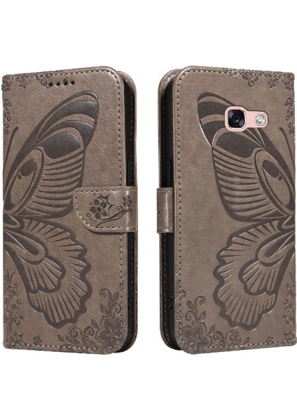 Kredi Kartı Yuvası Ayrılabilir El ile Samsung Galaxy A3 2017 Için Flip Case (Yurt Dışından)