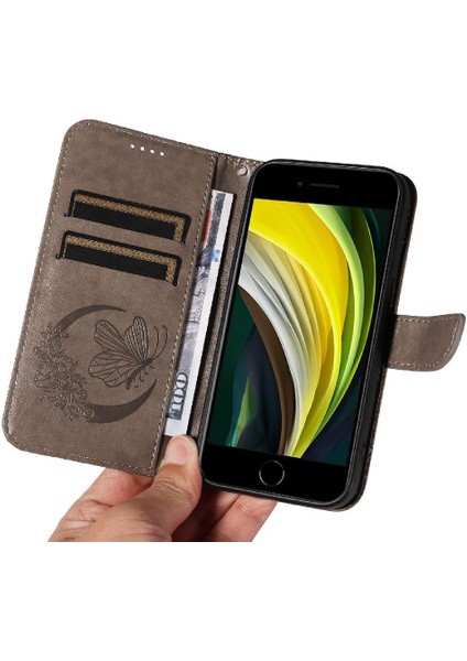 IPhone 7/8 Için Flip Case Yüksek Kalite Deri Ayrılabilir El Kayışı ile (Yurt Dışından)