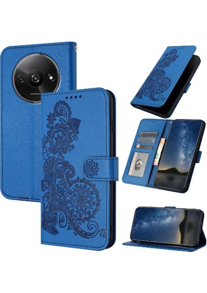 Kart Yuvası Standı Kickstand Koruyucu ile Xiaomi Redmi A3 Için Flip Case (Yurt Dışından)