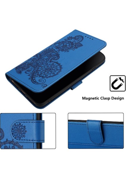 Kart Yuvası Standı Kickstand Koruyucu ile Xiaomi Redmi A3 Için Flip Case (Yurt Dışından) modelleri
