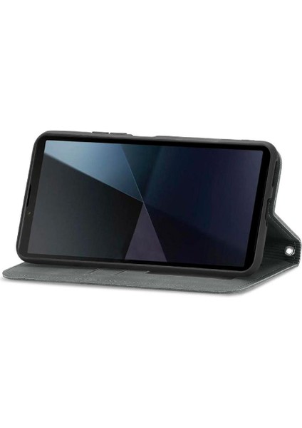 Sony Xperia 10 Vı Için Flip Case Cüzdan Basit Iş Deri Kılıf Flip (Yurt Dışından) indirimleri