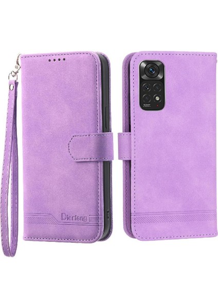 Xiaomi Redmi Not 11 Için Flip Case 5g Bileklik Kart Yuvaları Premium Nakit (Yurt Dışından)